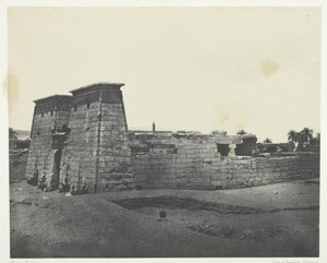 卡纳克，康斯神庙，底比斯，184951，1852年印刷。 作者 马克西姆·杜营