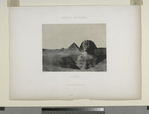 Le Sphinx，埃及（黑白照片） 作者 马克西姆·杜营