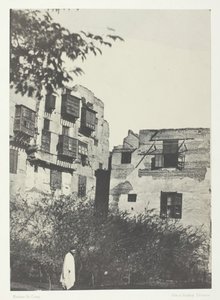 弗兰克区的房子和花园，凯罗，184951，1852年印刷。 作者 马克西姆·杜营