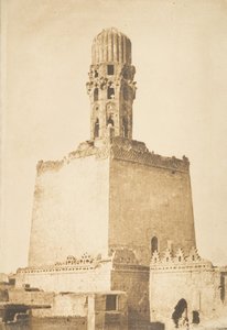 1850年1月9日，凯罗的哈利夫-哈克姆清真寺的西侧尖塔。 作者 马克西姆·杜营