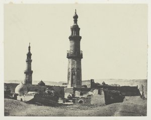 上埃及吉尔盖的阿利拜清真寺，《埃及、努比亚、巴勒斯坦和叙利亚》（1852 年）画册中的第 15 幅插图 作者 马克西姆·杜营