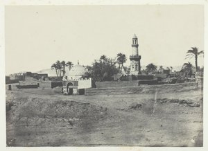 艾尔-阿里夫清真寺和穆拉德-贝墓，上埃及，184951年，1852年印刷。 作者 马克西姆·杜营
