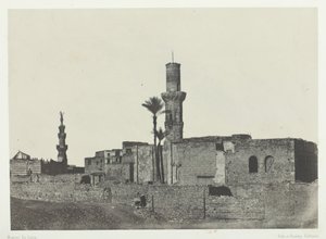 Bab-el-Saïda附近的清真寺，凯罗，184951年，1852年印刷。 作者 马克西姆·杜营