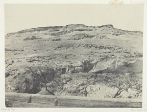 上埃及古莱克波利斯墓地，《埃及、努比亚、巴勒斯坦和叙利亚》画册（1852 年）第 12 版 作者 马克西姆·杜营