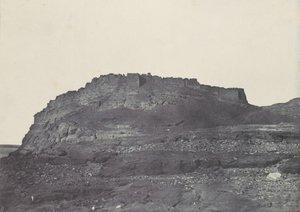 努比亚。伊布里姆要塞，古普雷米斯。从南方看，1850年。 作者 马克西姆·杜营
