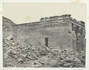丹杜尔古坦图尔神庙，供奉奥西里斯-伊西-霍鲁斯三人组，努比亚，184951。 作者 马克西姆·杜营