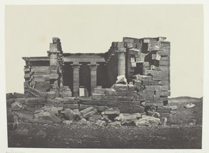 Maharakkah Temple Sycaminos Of The Greeks, Nubia, 184951, printed 1852. 作者 马克西姆·杜营