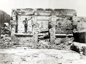 1850年5月28日，Dendarah的Hathor神庙