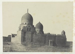 马穆鲁克苏丹墓，凯罗，184951，1852年印刷。 作者 马克西姆·杜营