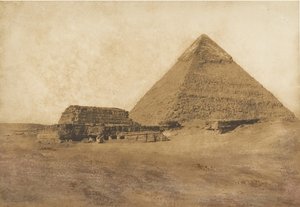 第二座金字塔的视图，从东南方向拍摄，1849年12月。 作者 马克西姆·杜营