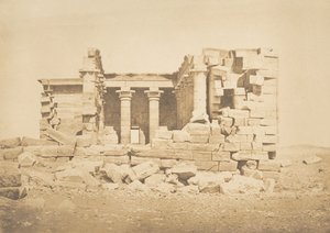 1850年4月5日，马哈拉卡-希拉-西卡米诺斯神庙的景观。 作者 马克西姆·杜营