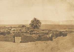 赫门特村的景色，1849-50。 作者 马克西姆·杜营