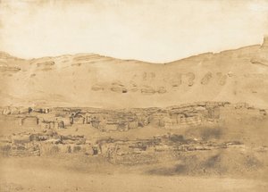 加拉拉村的景色，1850年。 作者 马克西姆·杜营