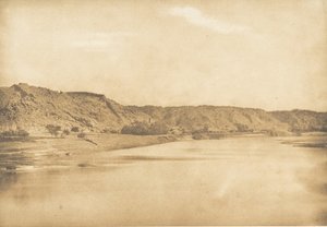 从Philae-El-Bâb村的东南方向拍摄的照片，1849-50年。 作者 马克西姆·杜营