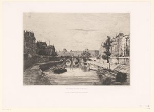 巴黎圣米歇尔桥景观
Vue prise du pont St.