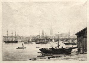 波尔多，1866年。 作者 马克西姆·拉兰（Maxim Lalanne）