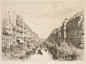 巴黎蒙马特大道 作者 马克西姆·拉兰（Maxim Lalanne）
