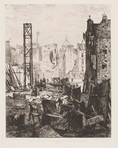 为圣日耳曼大道通车而进行的拆除工作 作者 马克西姆·拉兰（Maxim Lalanne）