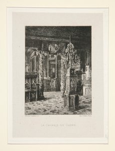 橡树长廊》（La galerie de chne），选自《维克多-雨果》（Chez Victor Hugo）组曲第 6 幅。 作者 马克西姆·拉兰（Maxim Lalanne）