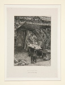 Le look out, cabinet de Victor Hugo（《维克多-雨果的办公室》），选自《维克多-雨果》（Chez Victor Hugo）组曲第 9 幅。 作者 马克西姆·拉兰（Maxim Lalanne）