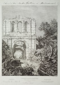 1866-1868年波尔多加连宫的废墟。 作者 马克西姆·拉兰（Maxim Lalanne）