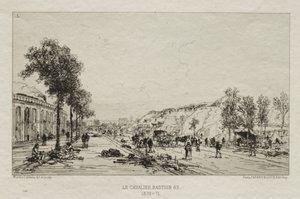 巴黎总部的艺术回忆：勒卡瓦利堡垒63，1870-71年。