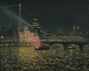 夜间节庆：1900年世界博览会 Nocturnal festivities：1900年世界博览会，1900年。 作者 马克西姆·莫夫拉