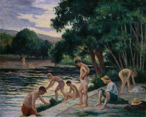 治愈的泳客 作者 马克西米利安·卢斯（Maximilien Luce）