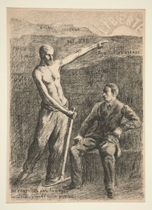 向佩克卡尔上校致敬 作者 马克西米利安·卢斯（Maximilien Luce）