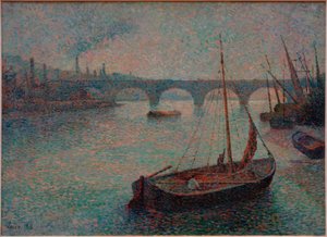 Le port de Londres 作者 马克西米利安·卢斯（Maximilien Luce）