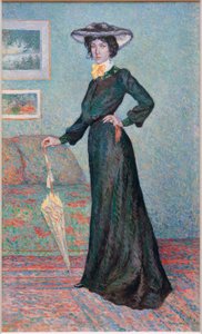 库斯图里埃夫人 作者 马克西米利安·卢斯（Maximilien Luce）