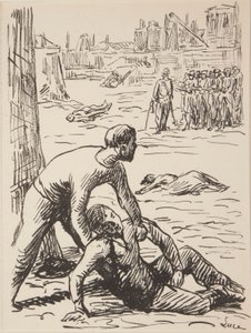九幅无标题政治题材版画 作者 马克西米利安·卢斯（Maximilien Luce）