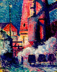 高炉 作者 马克西米利安·卢斯（Maximilien Luce）