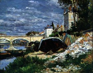 河岸 作者 马克西米利安·卢斯（Maximilien Luce）