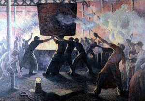 马克西米利安的铸造厂 作者 马克西米利安·卢斯（Maximilien Luce）
