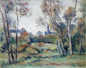 圣艾村，约1912年（布面油画） 作者 马克西米利安·卢斯（Maximilien Luce）