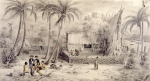 Village en Oceanie 作者 马克西米利安·拉格