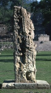 Copan Stela H，经典晚期，公元730年