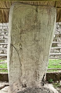 Stela 9描绘了来自危地马拉Seibal的终端经典之王Ajb&39;alun Haab&39;tal Wat&39;ul K&39;atel，纪念公元9日卡吞的结束。 849