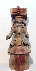 香炉，来自洪都拉斯科潘，中美洲，古典晚期（公元600-900年）（赤土）。 作者 玛雅玛雅人