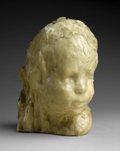 儿童头（犹太男孩），约1892年（蜡和灰泥） 作者 梅达多·罗索（Medardo Rosso）