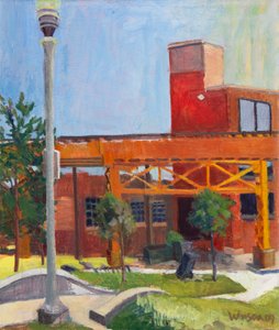 芝加哥口袋公园，2009 年（布面油画）