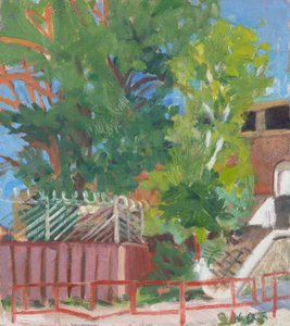 三道栅栏》，2012 年（布面油画）