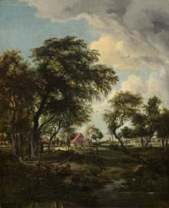 阳光下的农场》，1668年。 作者 迈德特·霍贝玛