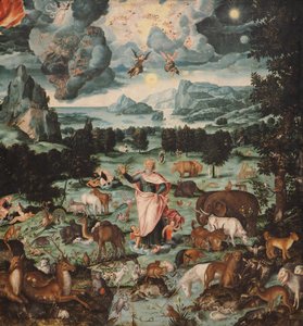 世界的创造，1575年 作者 梅尔基奥·博克斯伯格