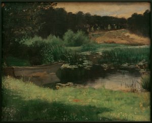 Verschilfter See in der Mark Brandenburg 作者 梅尔基奥·莱希特