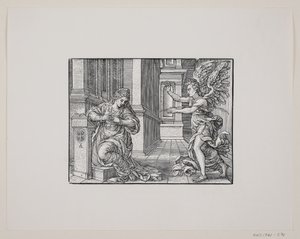 圣母领报 作者 梅尔基奥尔（Melchior Lorck）