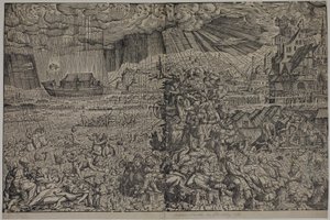 大洪水 作者 梅尔基奥尔（Melchior Lorck）