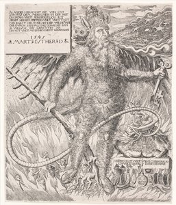 野蛮人教皇讽刺寓言 作者 梅尔基奥尔（Melchior Lorck）
