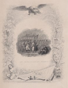 高卢人和法兰西人，选自《贝朗热之歌》，1829年